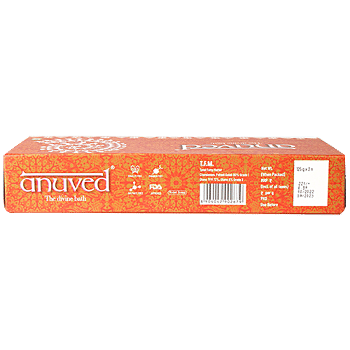 Anuved Utane, Chandanam & Pahadi Gulab Herbal Soap For Oily Skin & Total Repair, Paraben Free, Cruelty Free, 375 g (125 g x 3 N) 