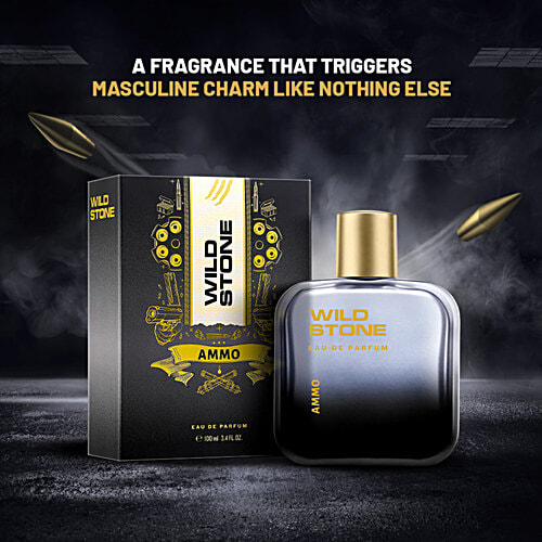 Wild Stone Ammo Eau De Parfum - For Men, 100 ml Spicy & Woody Long Lasting Perfume, Party Wear Fragrance