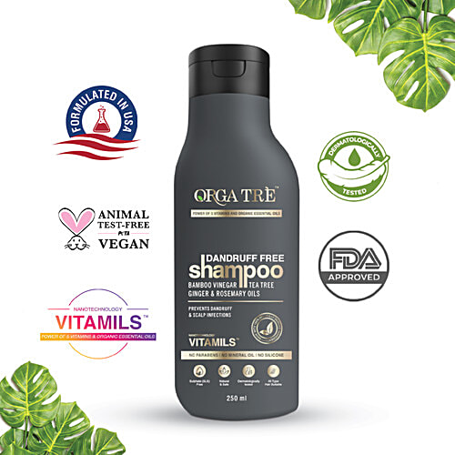 Orgatre Dandruff Free Shampoo, 250 ml  