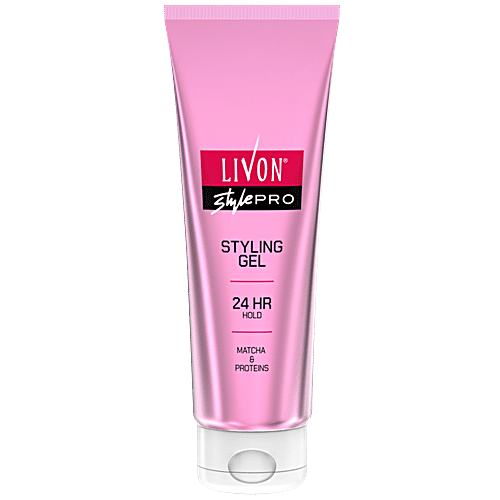 Livon Style Pro Styling Gel - With Matcha & Proteins, 100 ml 24-Hour Hold