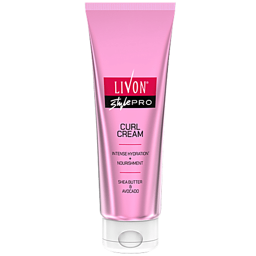 Livon Style Pro Curl Cream - With Shea Butter & Avocado, 100 ml  For Intense Hydration & Nourishment