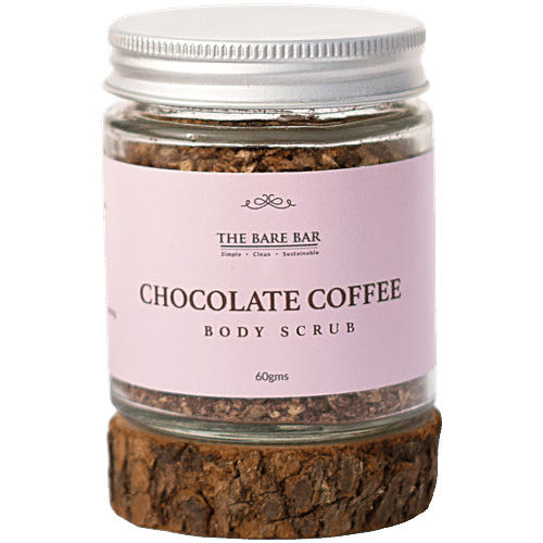 Buy The Bare Bar Chocolate Coffee Body Scrub Online at Best Price of Rs