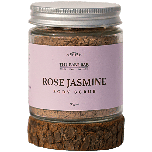Buy The Bare Bar Rose Jasmine Body Scrub Online at Best Price of Rs 999