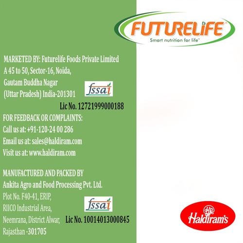 Haldiram's Futurelife Smart+ Food Instant Cereal Meal - Chocolate Flavour, 500 g  Source of protein, Contains calcium