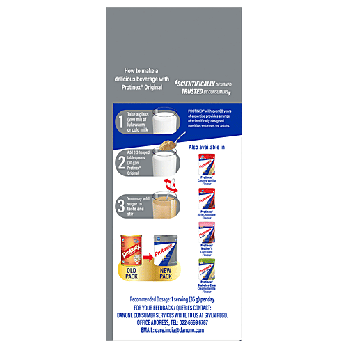 Protinex  Nutritional Beverage Mix - Original, For Adults, 1 kg Carton Vital Nutrients, Support Strength & Immunity