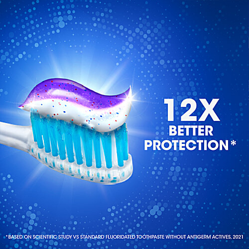 Closeup Complete Fresh Protection Gel Toothpaste - With Multi Vitamin Formula, Gives 12 Oral Care Benefits, 150 g  