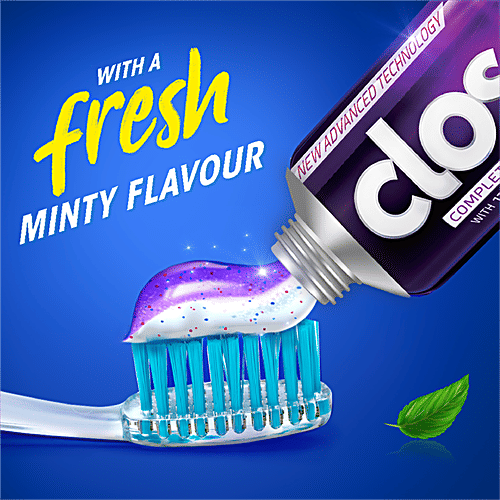 Closeup Complete Fresh Protection Gel Toothpaste - With Multi Vitamin Formula, Gives 12 Oral Care Benefits, 80 g  