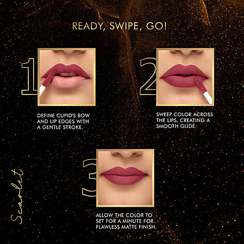 Lakme 9 To 5 Little Matte Thing Mini Liquid Lipsticks - Scarlet, 8 ml (Pack of 4) 