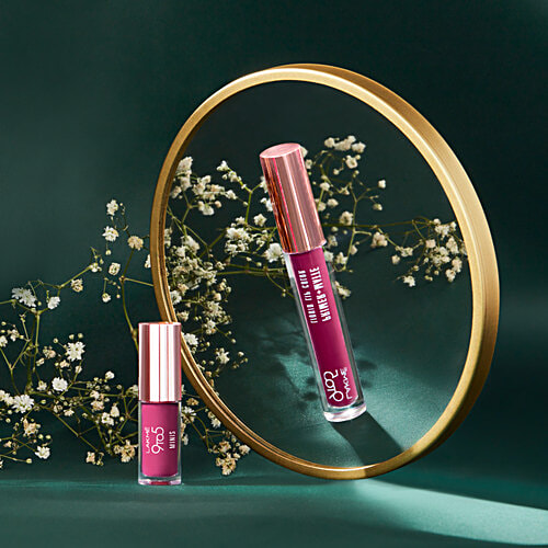 Lakme 9 To 5 Little Matte Thing Mini Liquid Lipsticks - Scarlet, 8 ml (Pack of 4) 