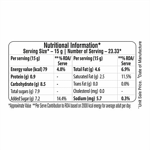 Apis Hazelnut Chocolate Spread, 350 g  Rich Chocolate, Source Of Protein, Ready To Eat