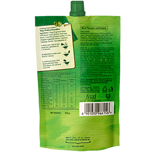 Knorr Green Chilli Sauce, 200 g  Blend Of Chilli & Garlic