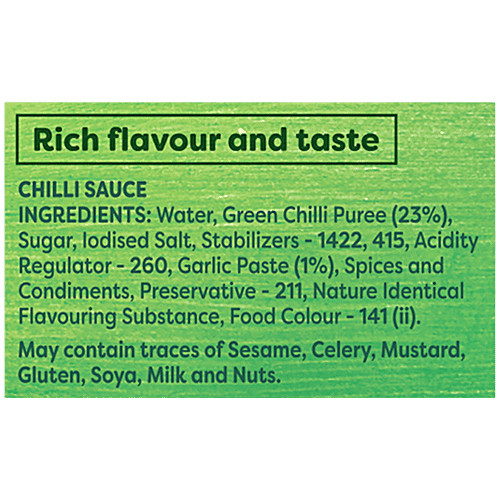 Knorr Green Chilli Sauce, 200 g  Blend Of Chilli & Garlic