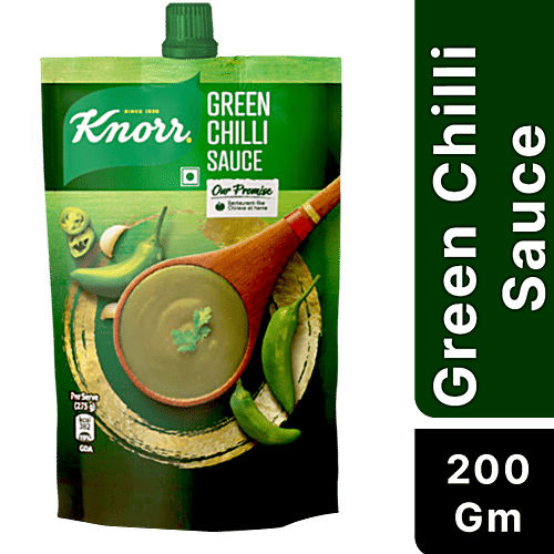 Knorr Green Chilli Sauce, 200 g  Blend Of Chilli & Garlic