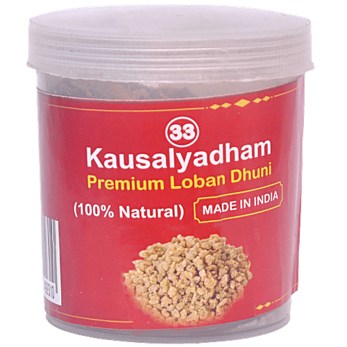 Kausalyadham Premium Loban Dhuni, 100 g Jar Premium Loban Dhuni
  Natural