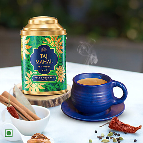 Taj Mahal Tea House Bold Spice Tea Chai, 100 g  Premium Tea, Chai