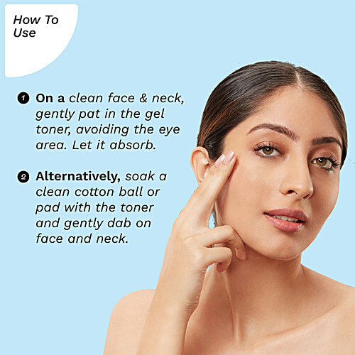 Pilgrim Swiss Aqua Rush Hydrating Gel Toner For Glowing Skin, 100 ml