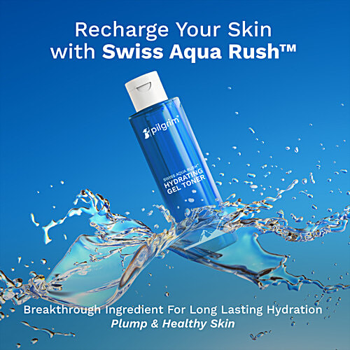 Pilgrim Swiss Aqua Rush Hydrating Gel Toner For Glowing Skin, 100 ml
