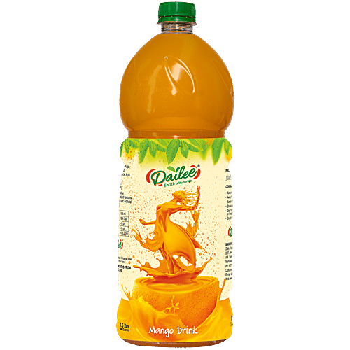 DAILEE Mango Drink With Fruit Pulp, Enrich Alphonso, 1.5 L  Fruit Beverage