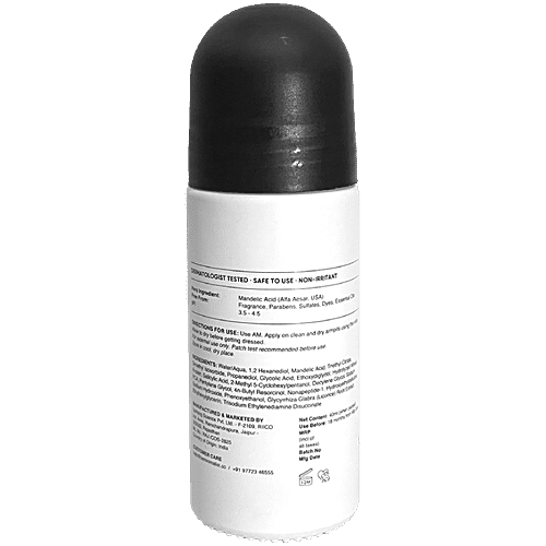 Minimalist Nonapeptide + AHA 06% Underarm Roll-On - Controls Odour & Fades Darkness, 40 ml