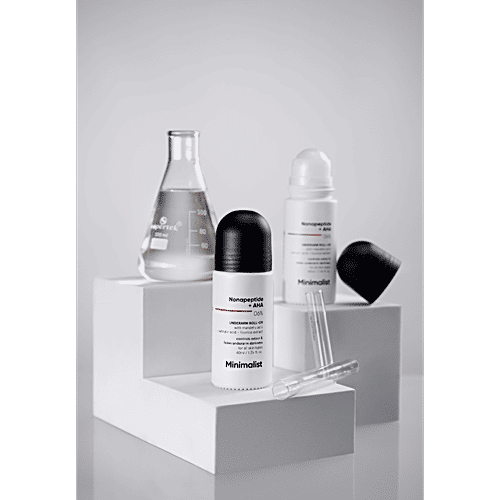 Minimalist Nonapeptide + AHA 06% Underarm Roll-On - Controls Odour & Fades Darkness, 40 ml