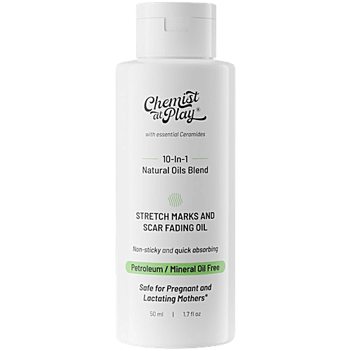 Chemist At Play  Stretch Marks & Scar Fading Oil - Non-Sticky, 50 ml  