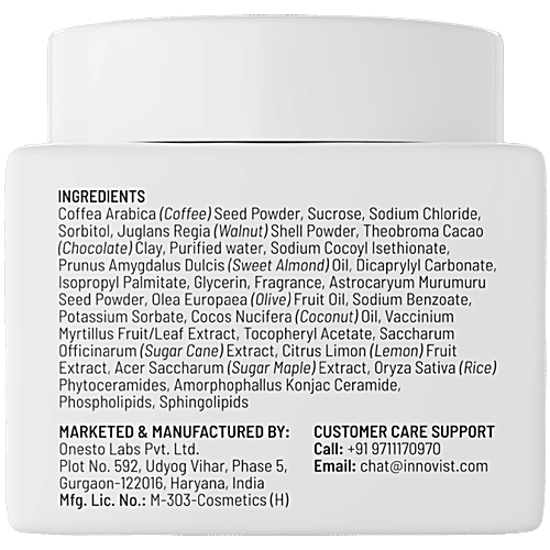 Chemist At Play  Exfoliating Body Scrub - For Tan Removal & Exfoliating Dead Skin Cells, 75 g  