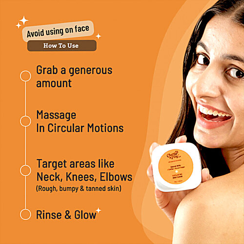 Chemist At Play  Exfoliating Body Scrub - For Tan Removal & Exfoliating Dead Skin Cells, 75 g  