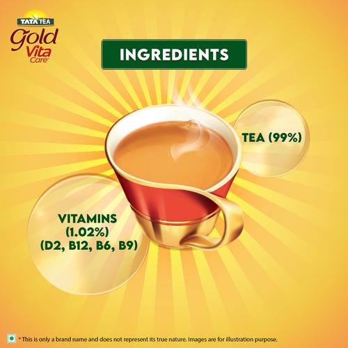 Tata Tea Gold Vita Care - With Vitamin D, B6, B9 & B12, 500 g  