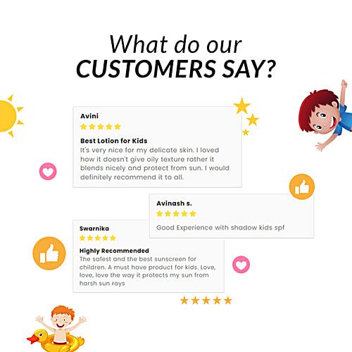 Fixderma Shadow SPF 30+ Lotion For Kids - PA+++, For UVA & UVB Protection, 75 g  