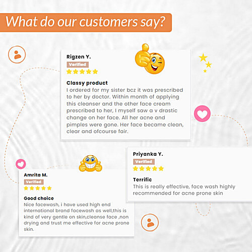 Fixderma Salyzap Daily Face Cleanser - For Oily & Acne Prone Skin, 60 g