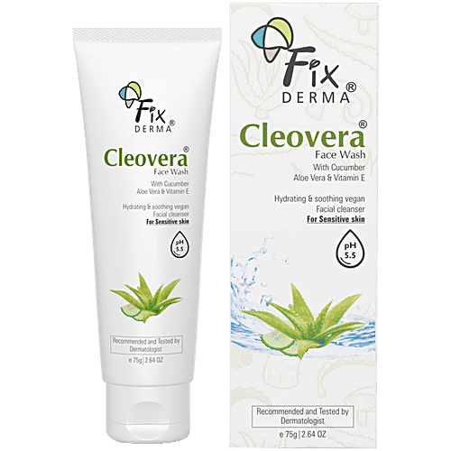 Buy Fixderma Cleovera Face Wash For Sensitive Skin Online at Best