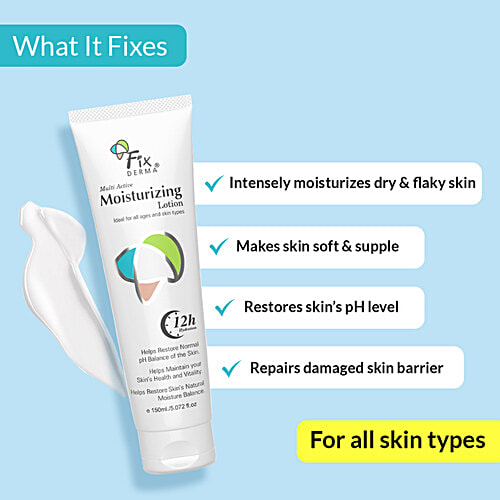 Fixderma Multi Active Moisturizing Lotion - For All Skin Types, 150 ml