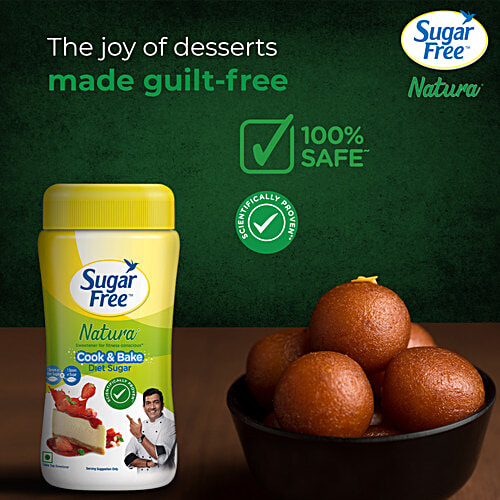 Sugar Free Natura Sweetener - Cook & Bake, Diet Sugar, 200 g  Sweet like Sugar with Low Calories,
