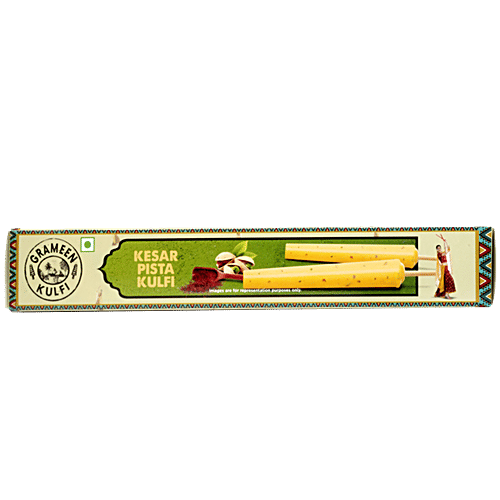 Grameen Kesar Pista Kulfi Stick, 70 ml  