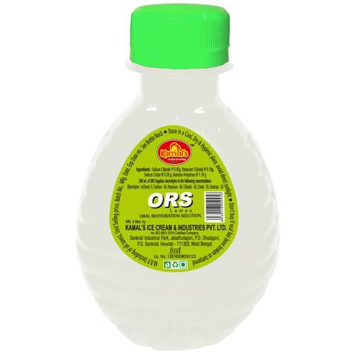 KAMAL'S ORS - Lemon Flavour, 200 ml Bottle 