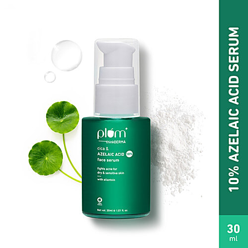 Buy Plum Cica & 10 Azelaic Acid Face Serum Online at Best Price of Rs