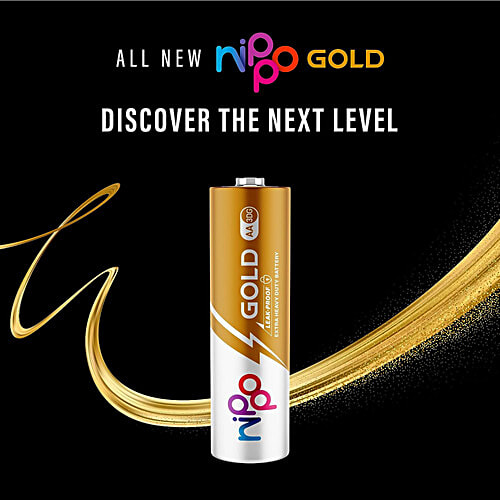 Nippo Gold AA 3 DG Extra Heavy Duty Battery, 4 pcs  