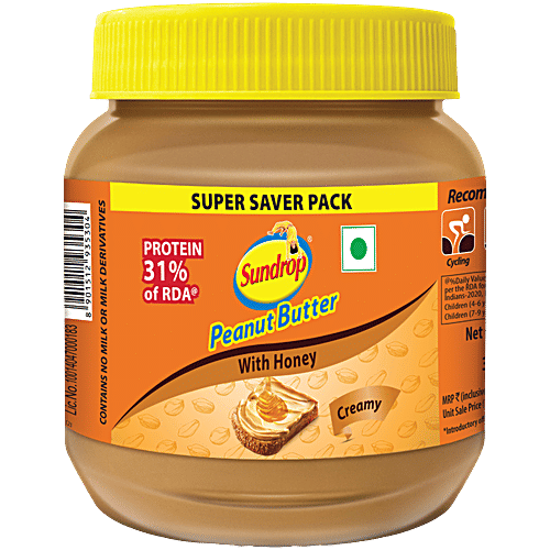 Buy Sundrop Peanut Butter With Honey Creamy Online at Best Price of