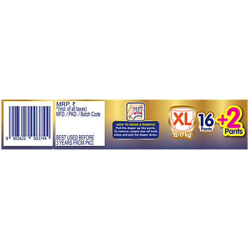 Mamy Poko Pants Extra Absorb Diaper Pants - XL, 12 To 17 kg, 18 pcs  