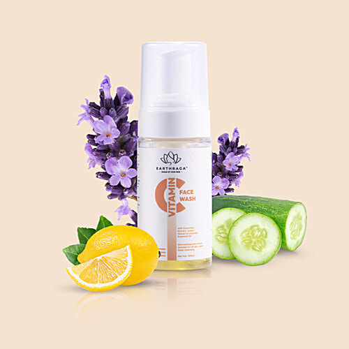 Earthraga Vitamin C Face Wash, 100 ml  