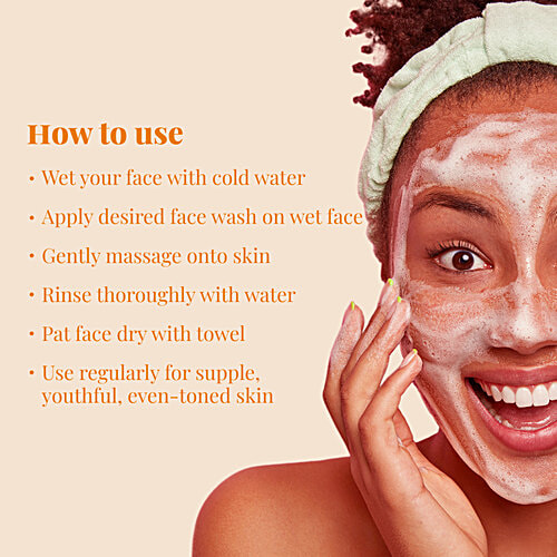 Earthraga Vitamin C Face Wash, 100 ml  