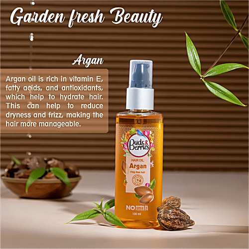 Buds & Berries Argan Hair Oil, 100 ml  
