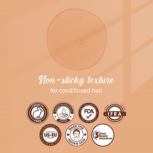 Buds & Berries Hair Serum - Flaxseed & Macadamia, 100 ml  For Long Lasting Conditioning