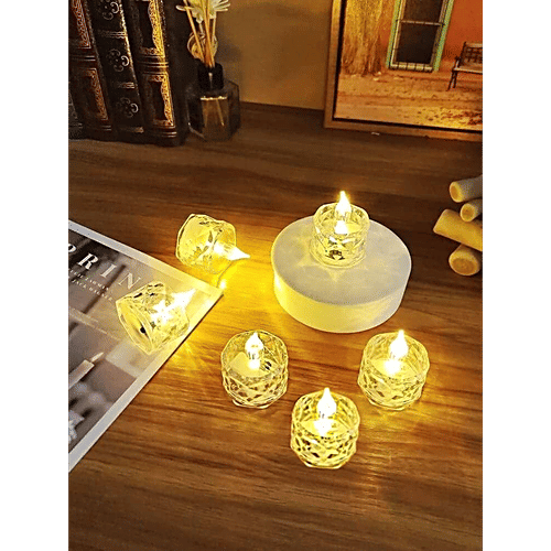 Buy Desidiya Tea Light Candles Flameless LED, Christmas Decorations