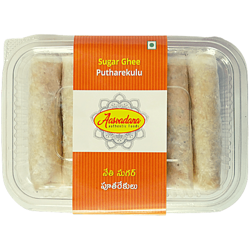 Aasvadana Sugar Ghee Putharekulu, 100 g