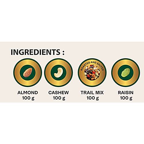 Sapphire Dry Nuts Celebration Gift Pack - Assorted Nuts, 400 g  