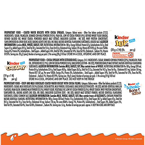 Kinder Festive Selection Assorted Box For Kids - Pink, 81.4 g (4 pcs) 