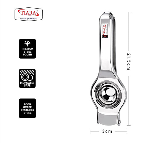 Tiara 2 In 1 Stainless Steel Multi-Function Lemon Squeezer With Bottle Opener, 1 pc  