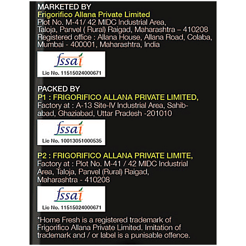 Home Fresh Frozen Green Peas, 1 kg  