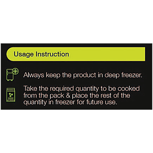 Home Fresh Frozen Green Peas, 1 kg  